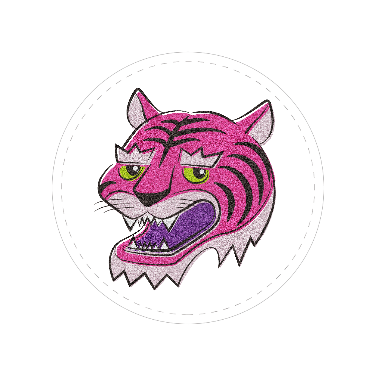 Pink Tiger  44mm缶バッジ