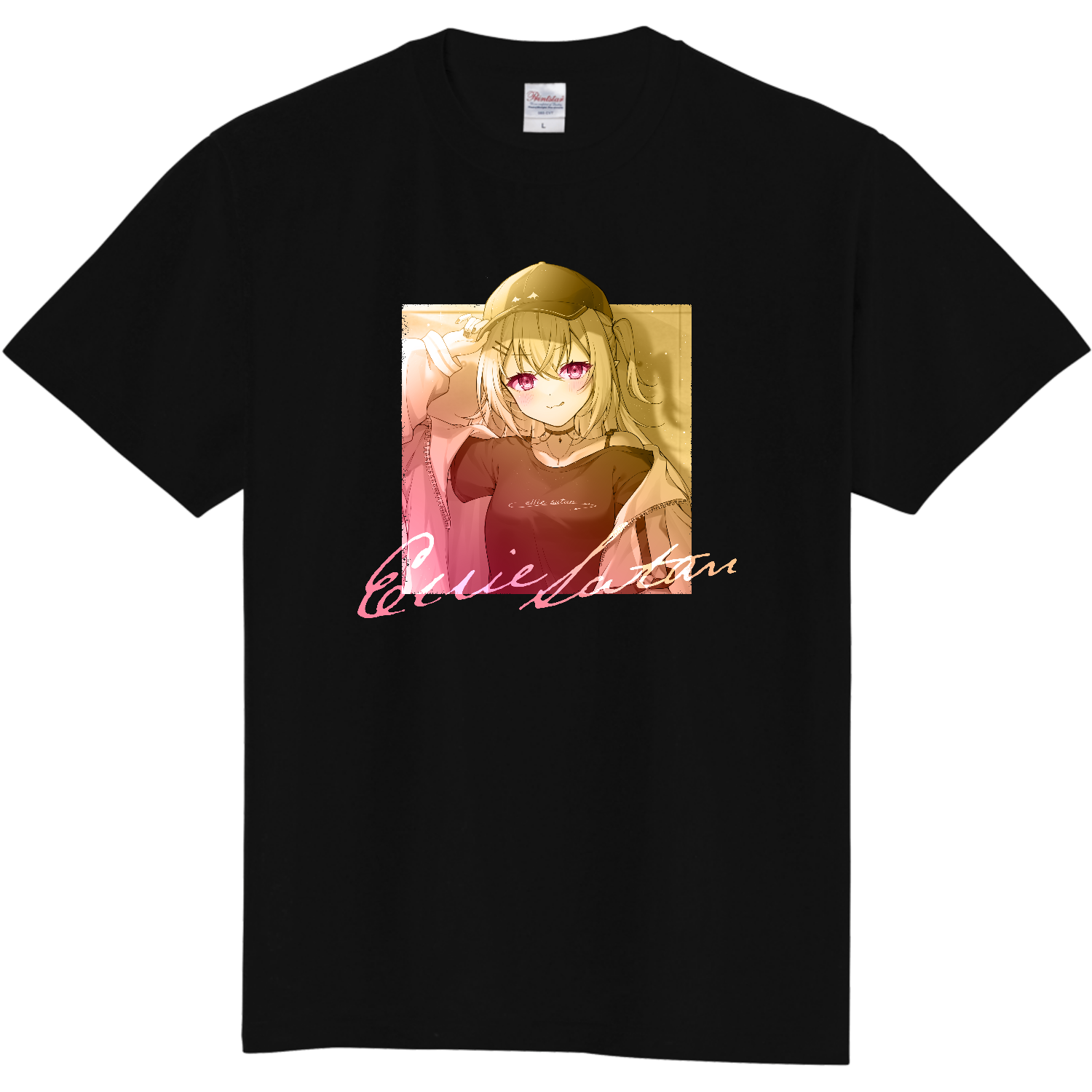 【オリラボ限定】エリー・サタンさま TシャツA(悪魔カラーイラストver)定番Ｔシャツ1