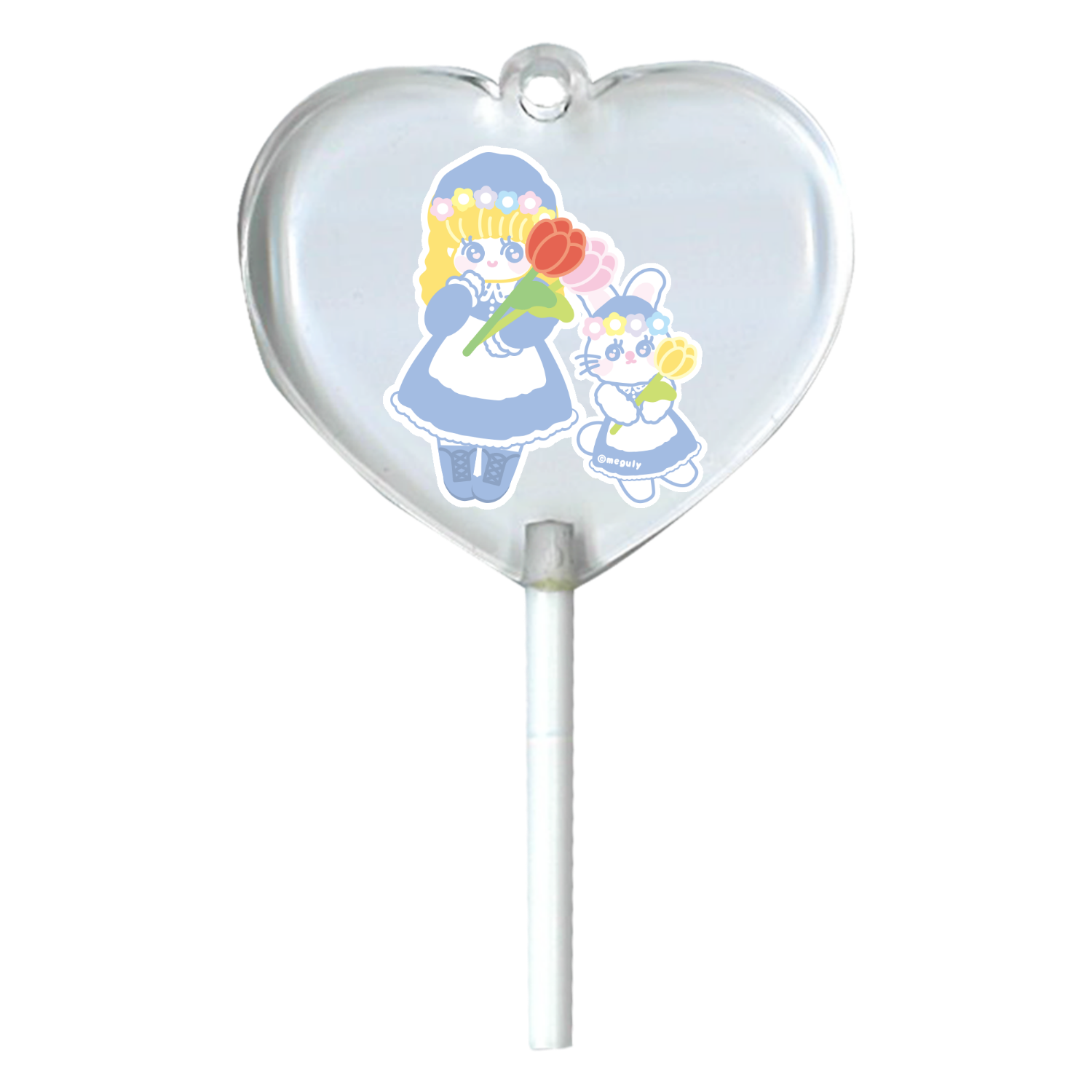 チューリップまつり ハートキャンディアクリルチャーム