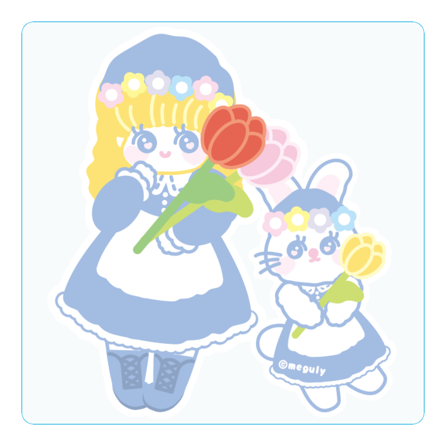 チューリップまつり アクリルコースター（四角）