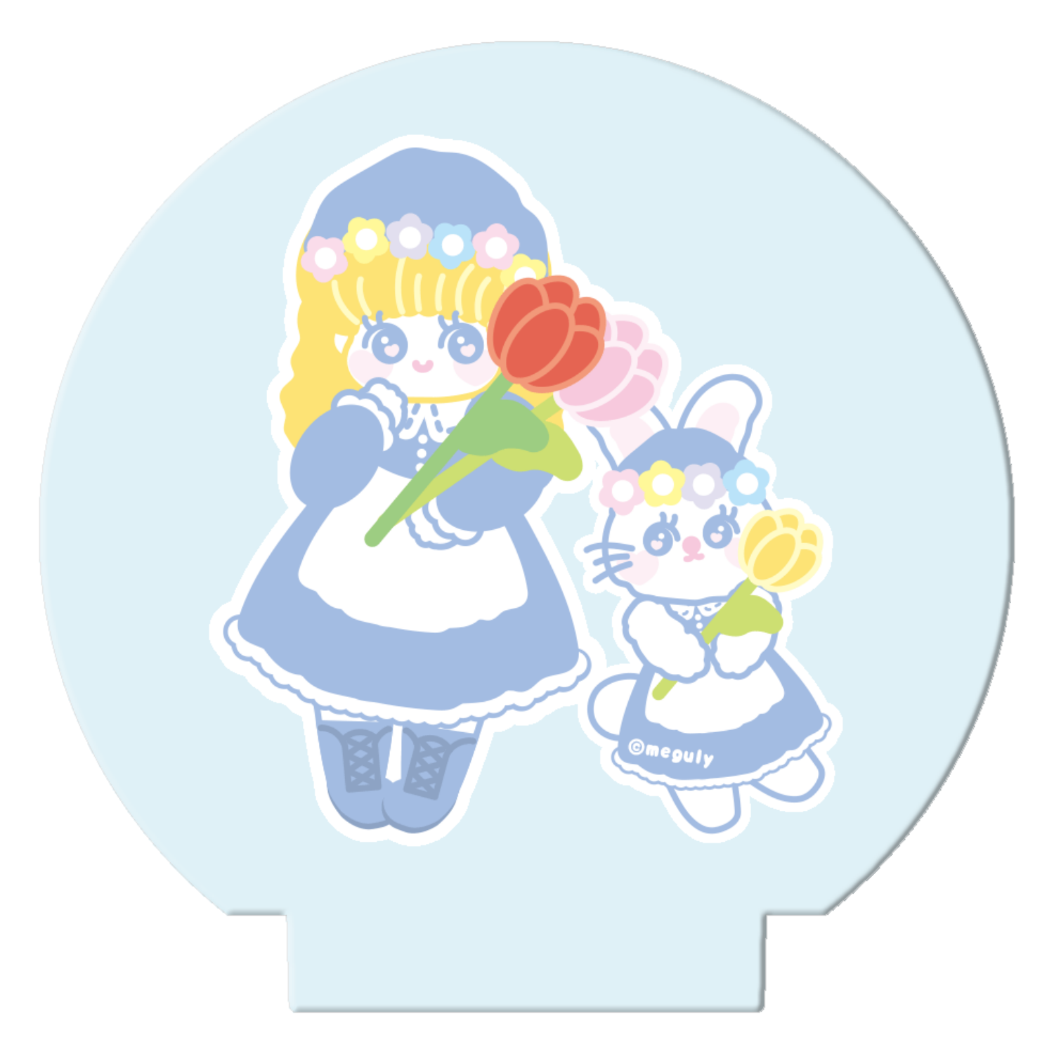 チューリップまつり ライティングスタンドミニ(丸)