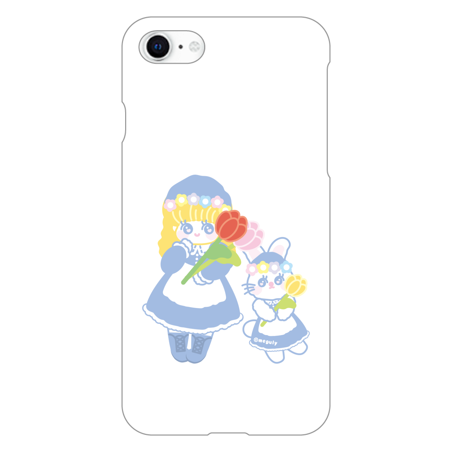 チューリップまつり iPhoneSE2/SE3 (第2世代・第3世代) (透明）