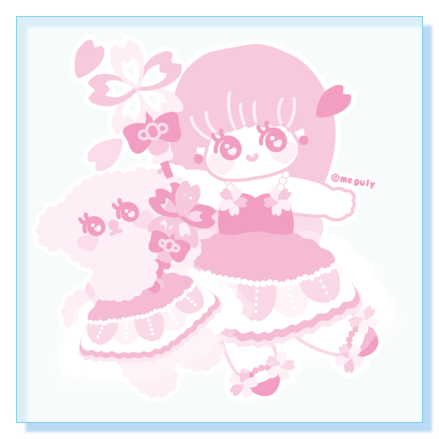 花咲か妖精さん アクリルブロック (100 x 100mm)