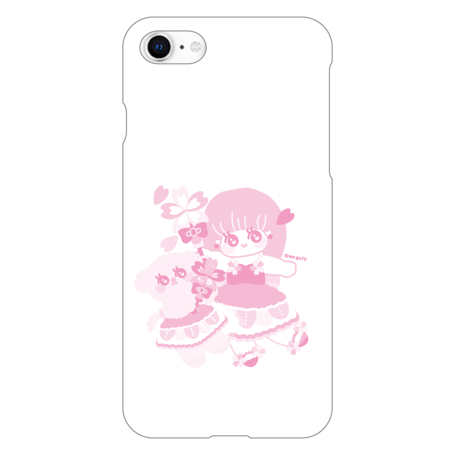 花咲か妖精さん iPhoneSE2/SE3 (第2世代・第3世代) (透明）