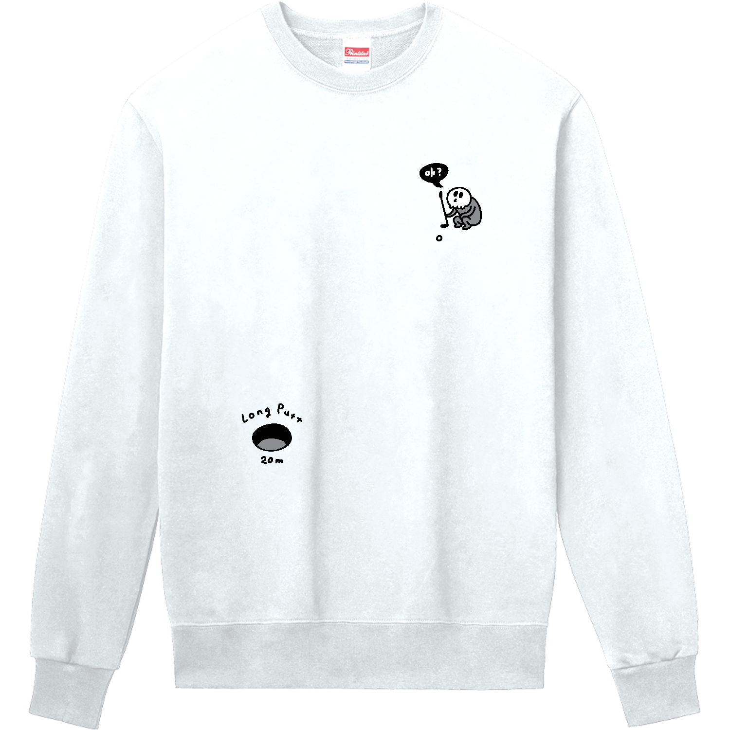 ゴルフ　・ロングパットにOK 定番スウェット