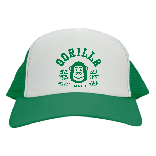 GORILLA ゴリラ大好き 3 メッシュキャップ
