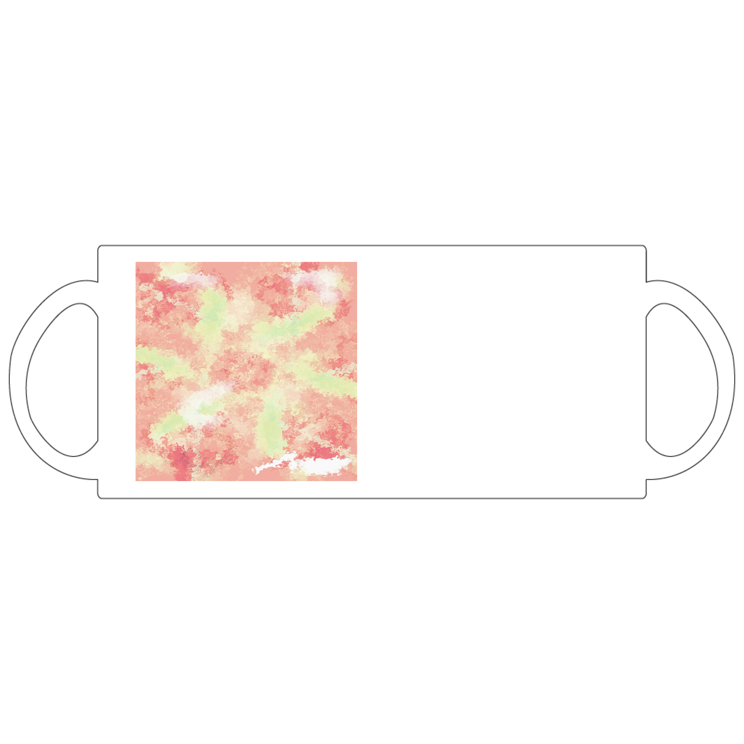 花ひらく スクエア版定番マグカップ1