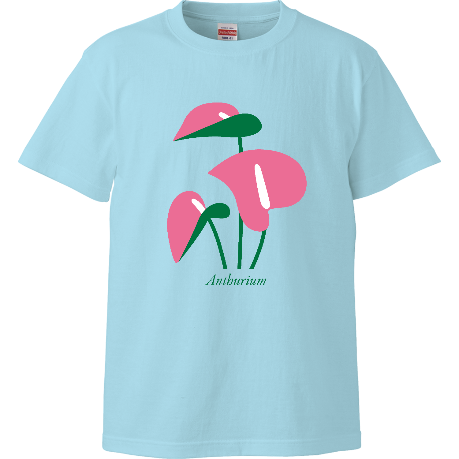 Anthurium Pink ハイクオリティーTシャツ