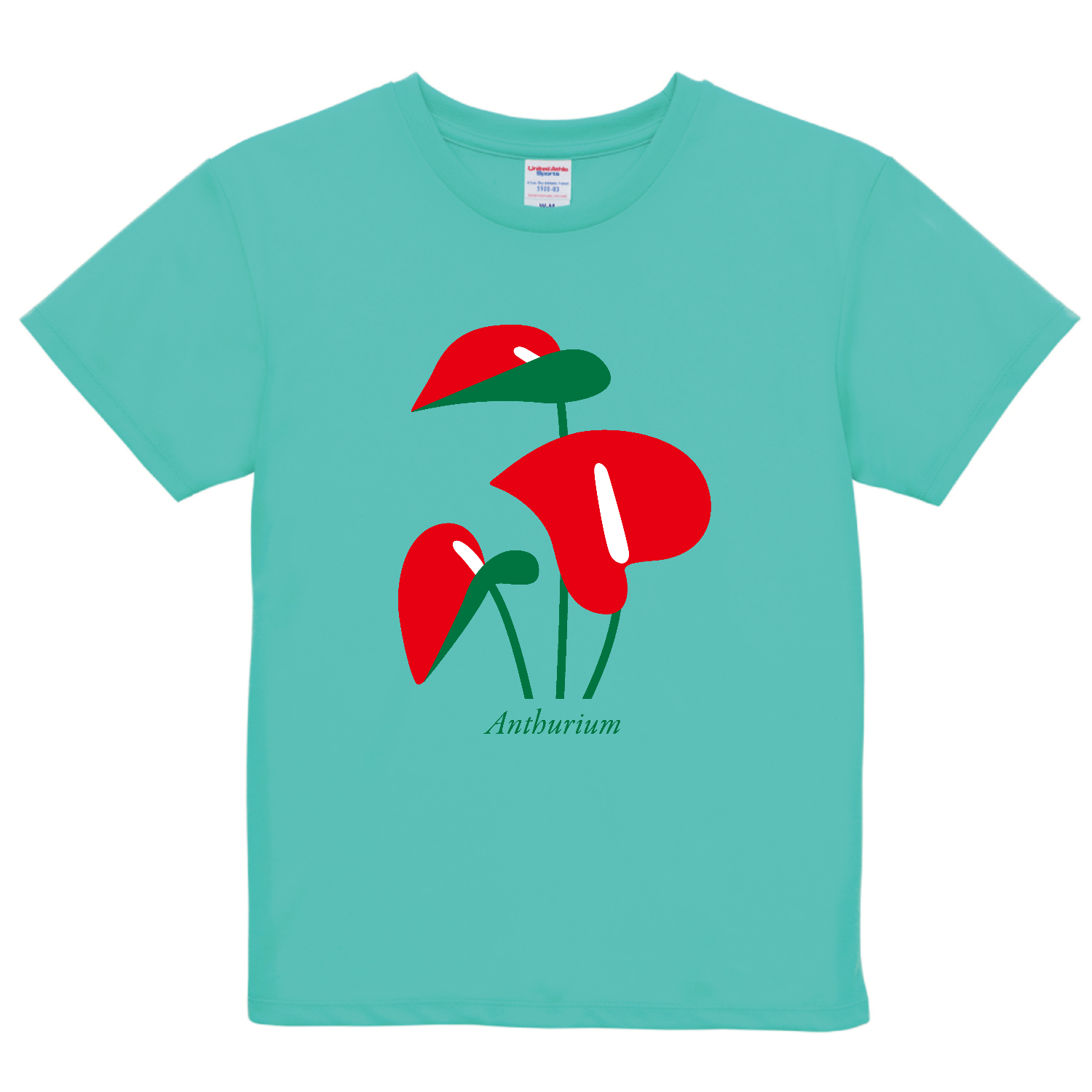 Anthurium Red ドライアスレチック Ｔシャツ〈ウィメンズ〉
