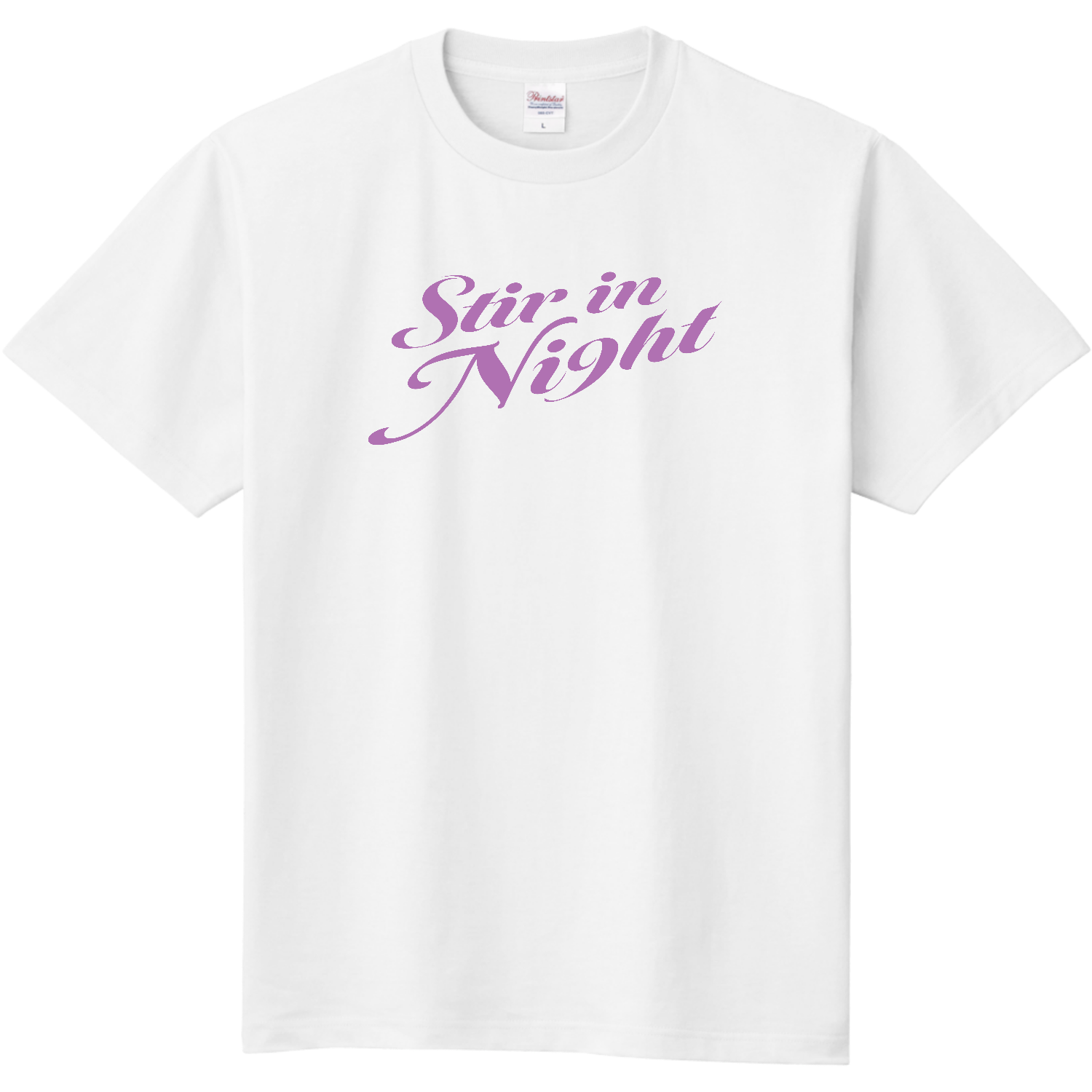 【オリラボ限定】朔夜トバリさま 「Stir in Ni9ht」Tシャツ(white)定番Ｔシャツ1
