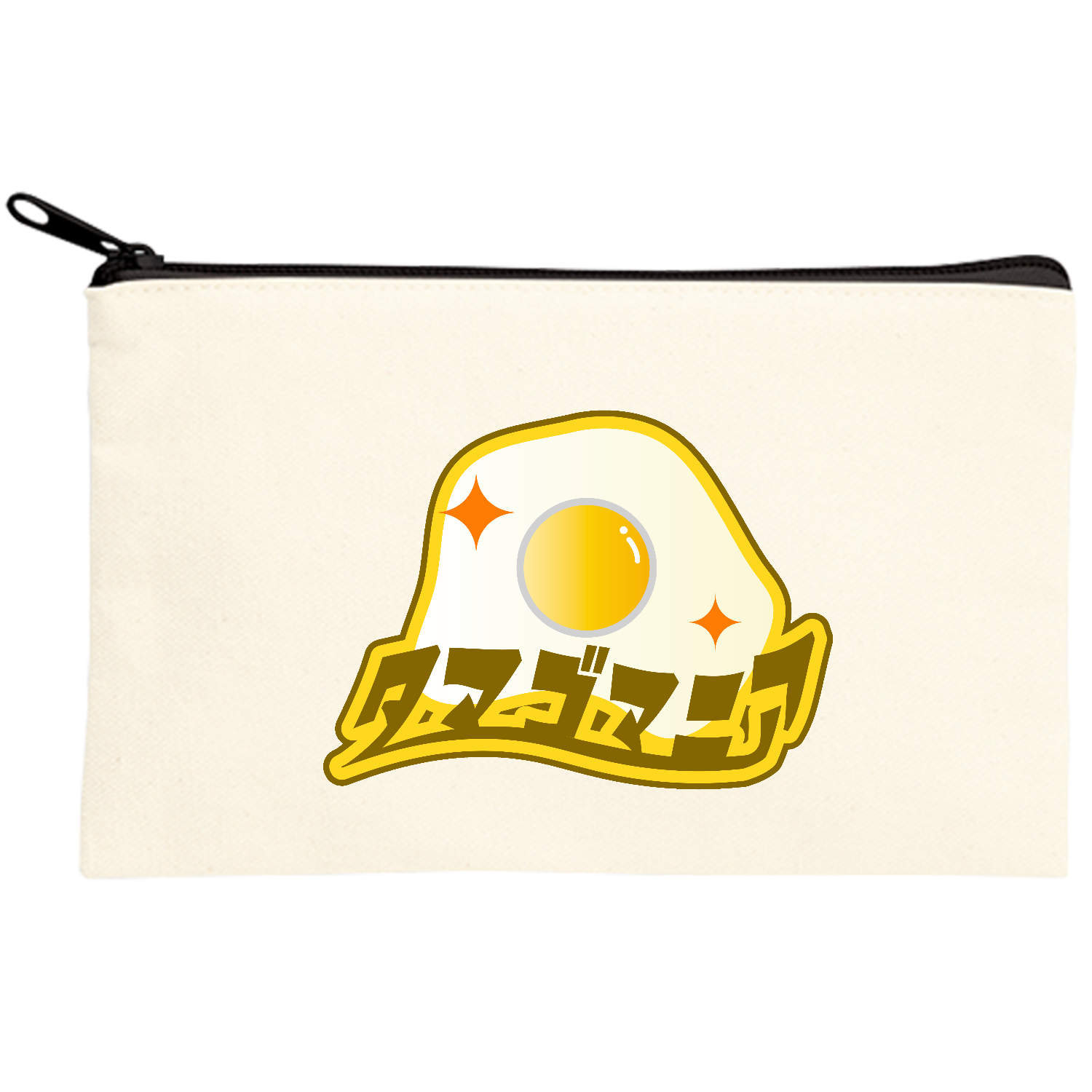 タマゴマニア！ キャンバスポーチ(S)【白プリント有】