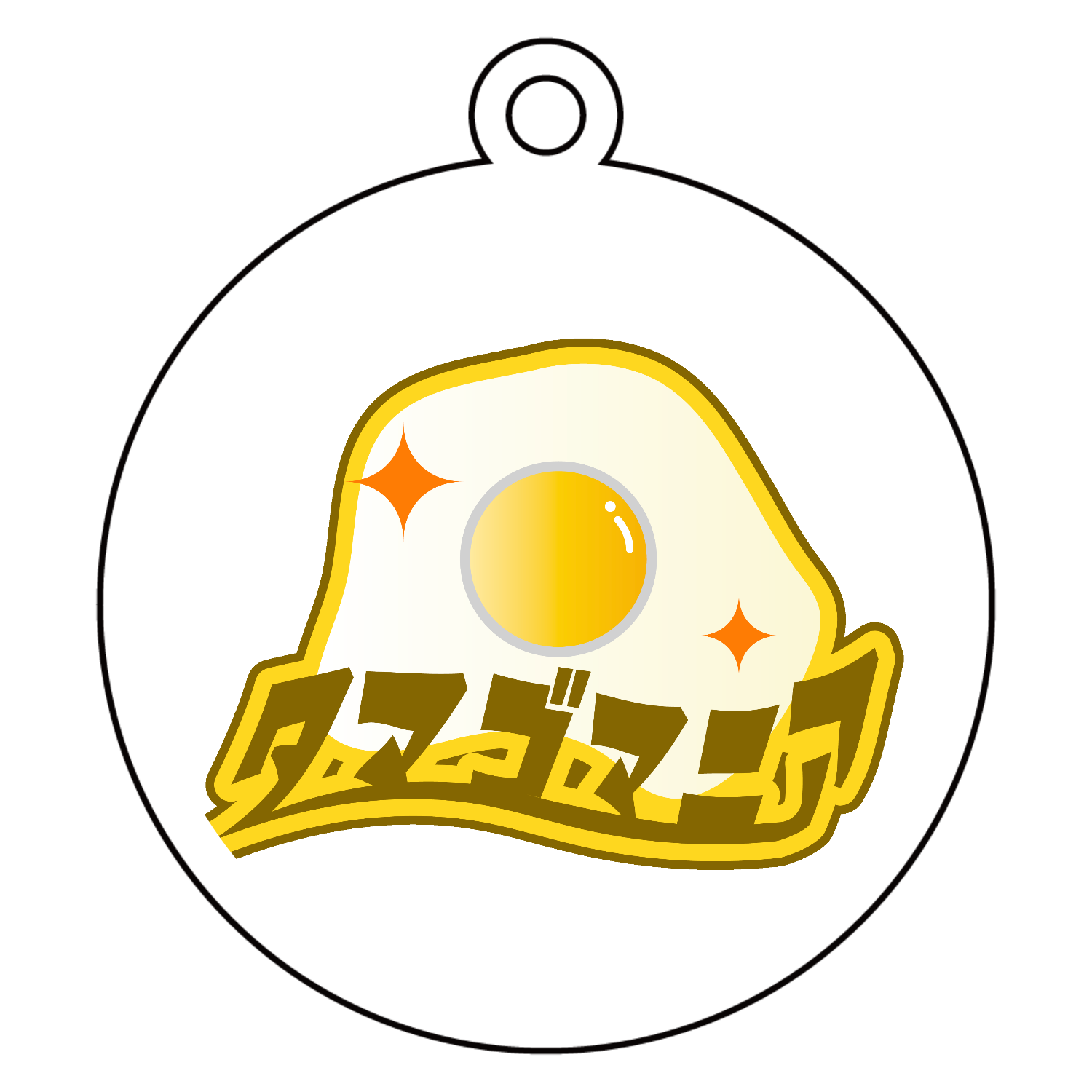 タマゴマニア！ アクリルキーホルダー　丸型 (6cm)
