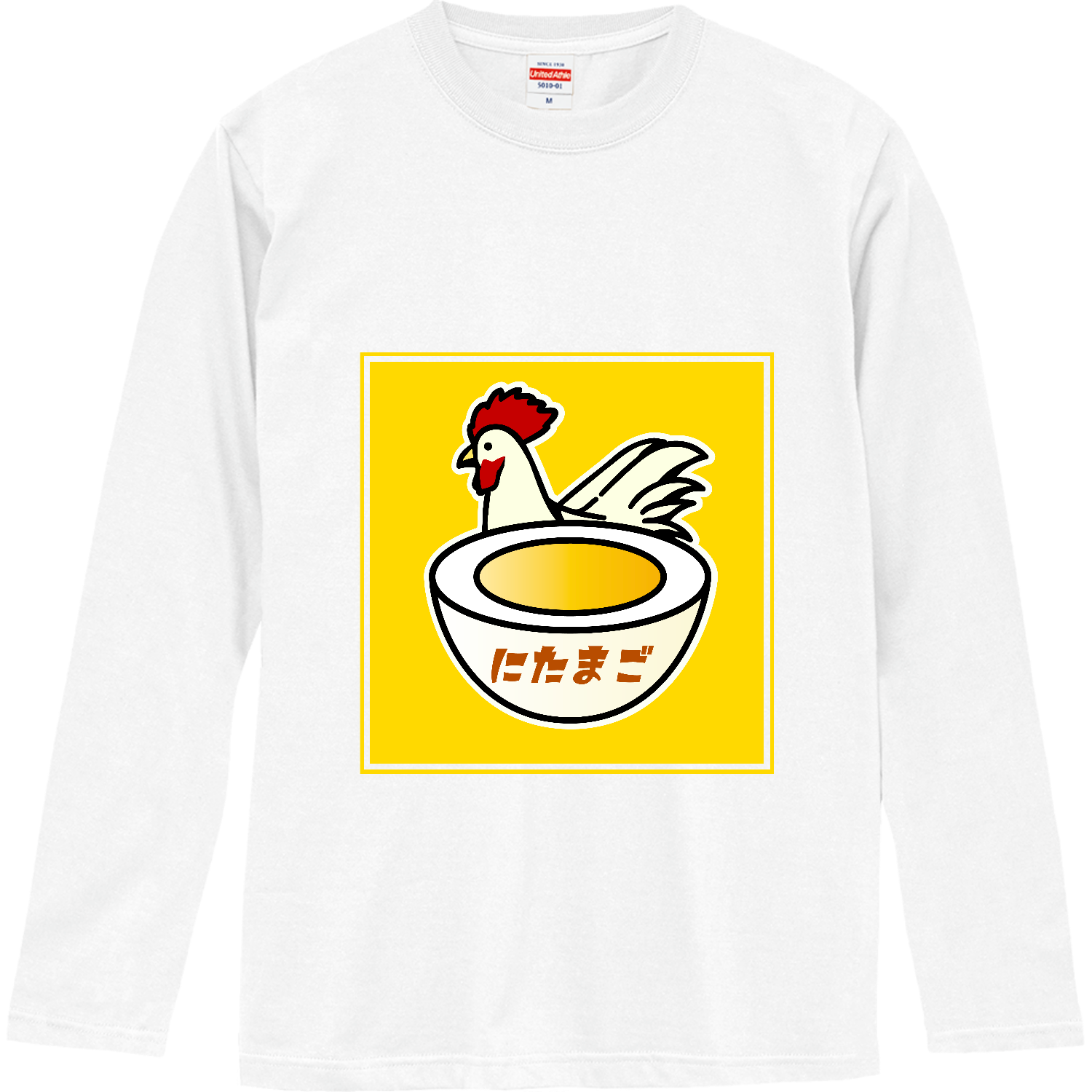 ニタマゴ鶏 ロングスリーブTシャツ