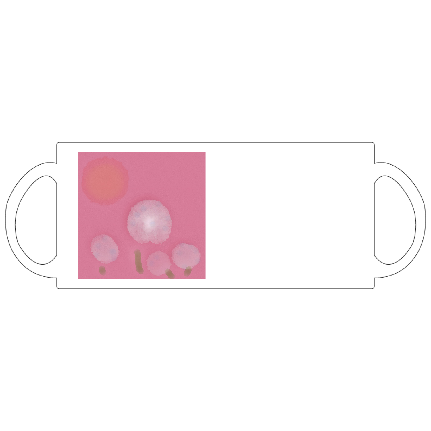 おひさまが出ているね定番マグカップ1