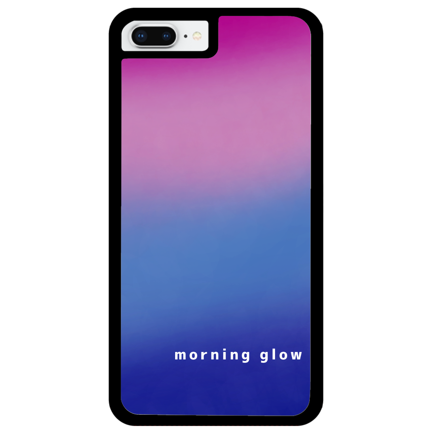 朝やけiPhone8plusミラーパネルケース1