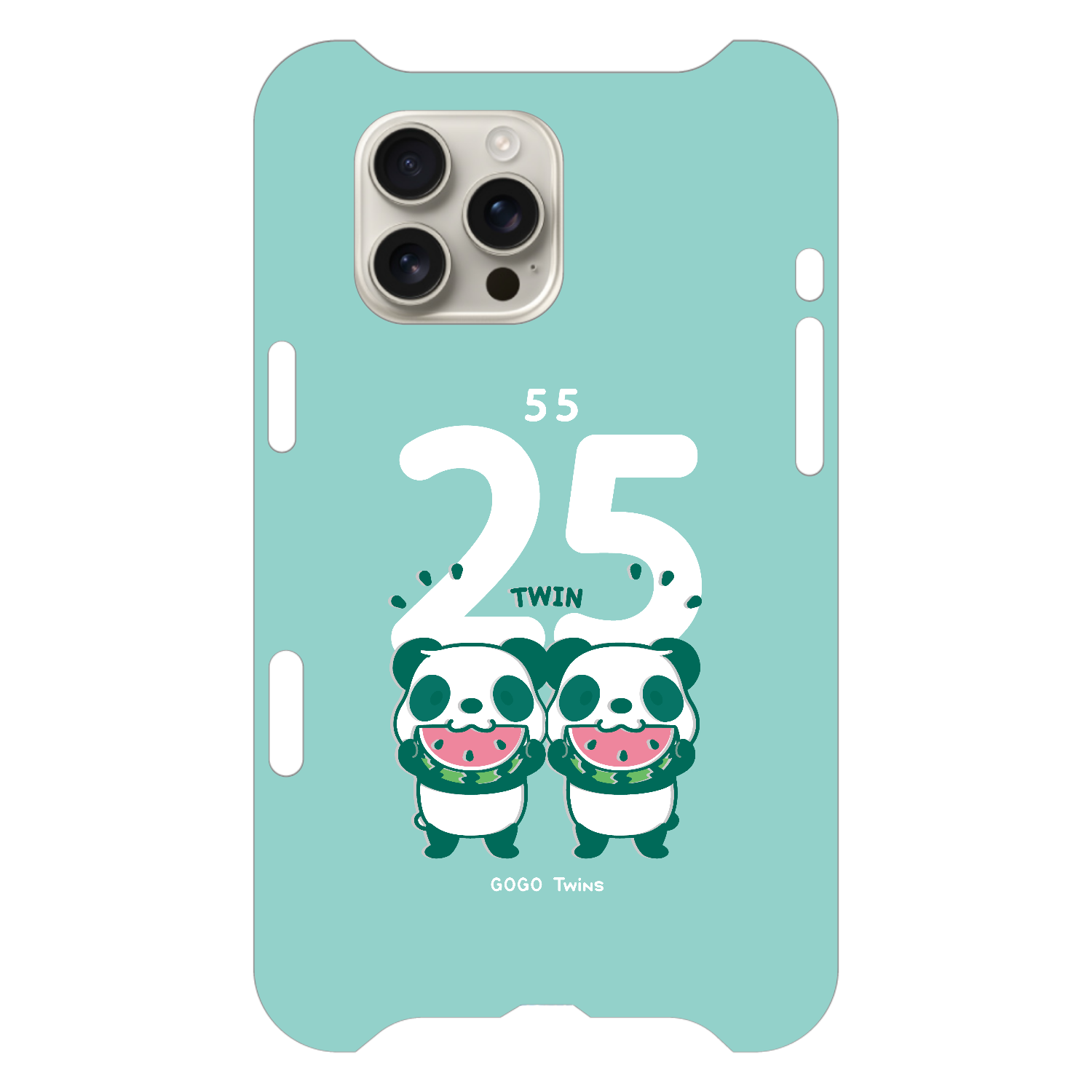 5525 PANDAS　GOGO 双子ちゃんパンダちゃん iPhone16 Pro Max