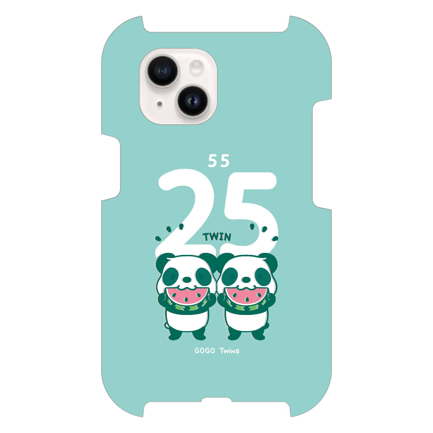 5525 PANDAS　GOGO 双子ちゃんパンダちゃん iPhone15