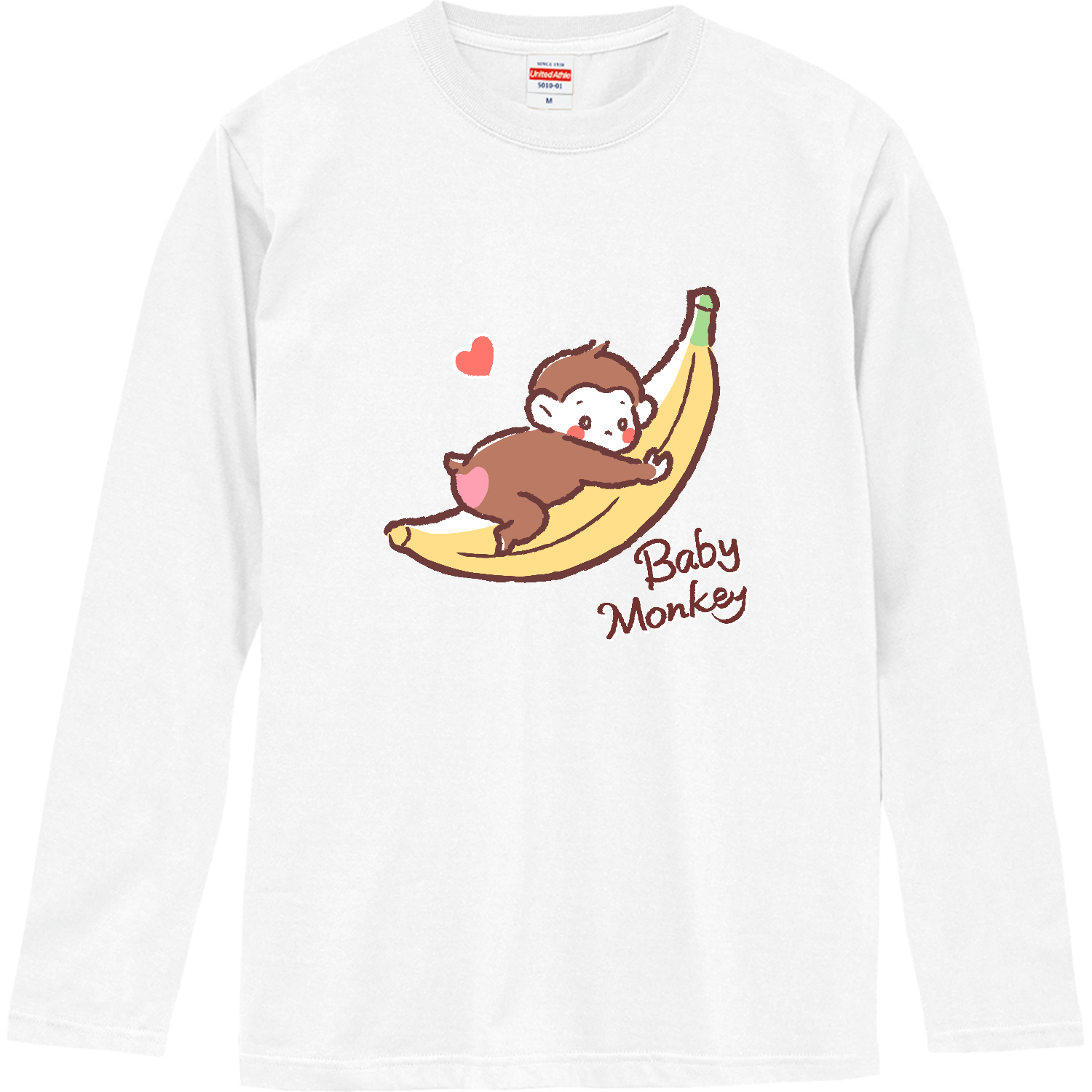 ベビーモンキーバナナ ロングスリーブTシャツ