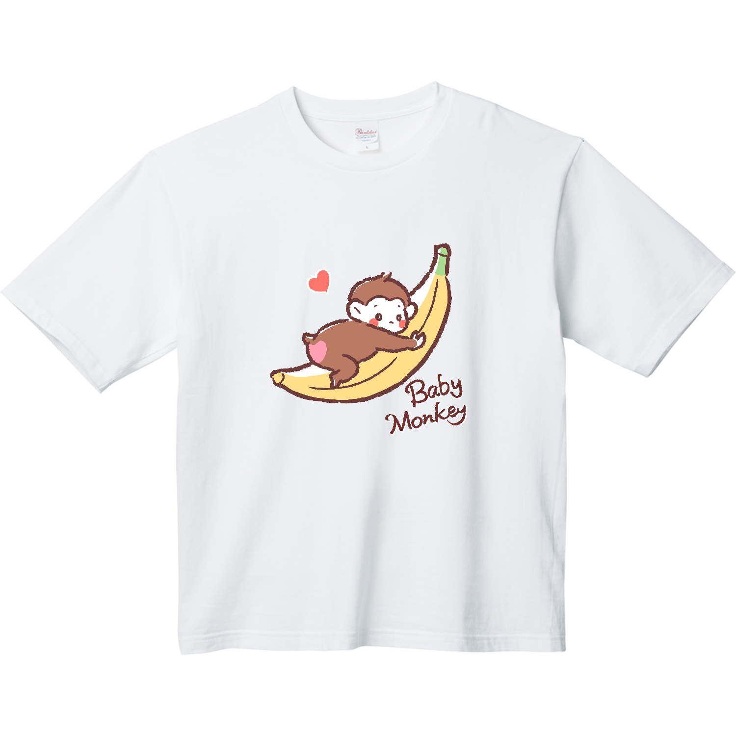 ベビーモンキーバナナ ヘビーウェイト ビッグシルエットTシャツ