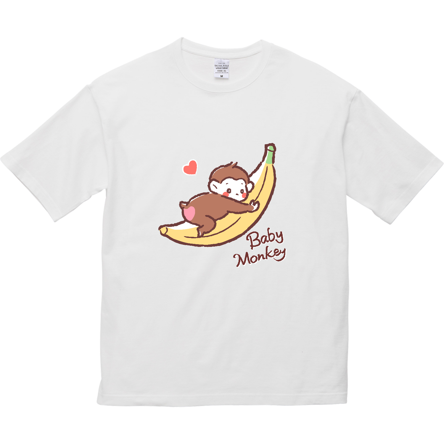 ベビーモンキーバナナ 5.6オンス ビッグシルエット Ｔシャツ
