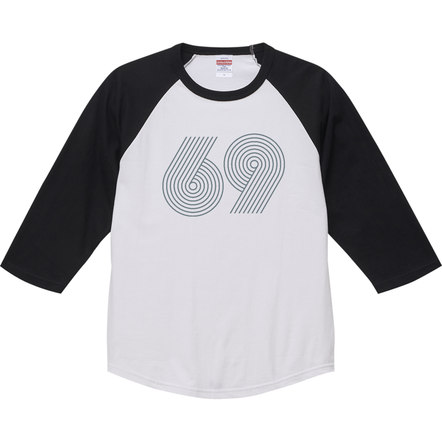 69・ROCK ラグランTシャツ（七分袖）