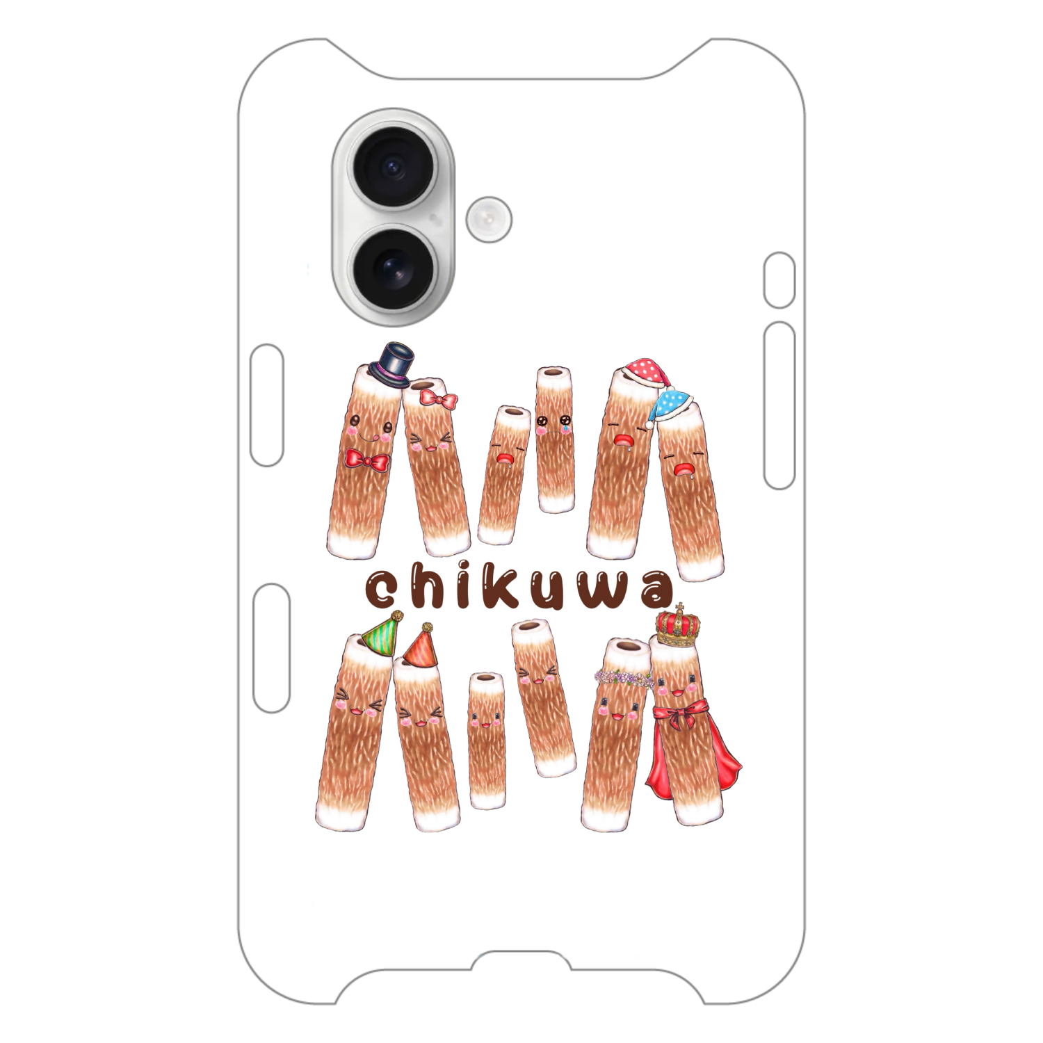 ちくわ様　リクエスト品 ちくわ集団iPhone16の商品購入ページ｜クリエイターのオリジナルグッズ