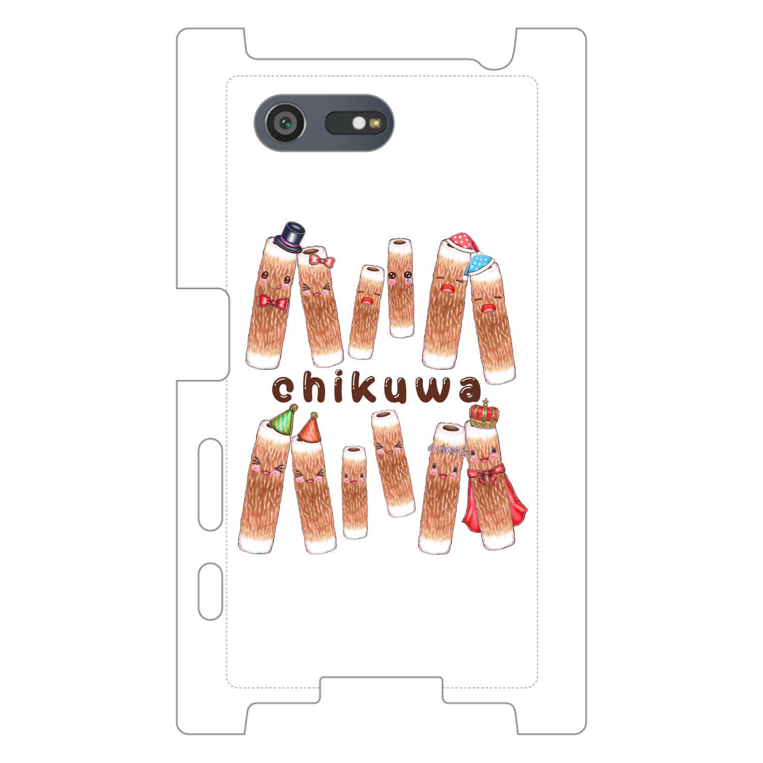 ちくわぶ ちくわ集団Xperia Z1f(SO-02F)の商品購入ページ｜クリエイターの