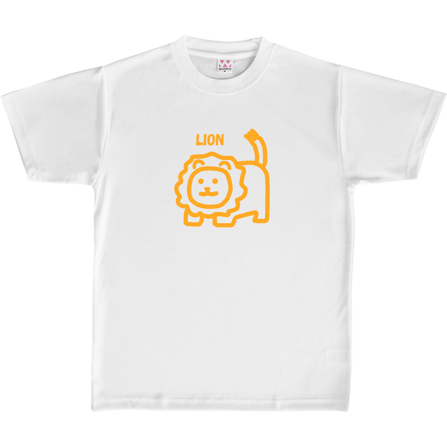 ライオン（橙） 定番ドライライトＴシャツ