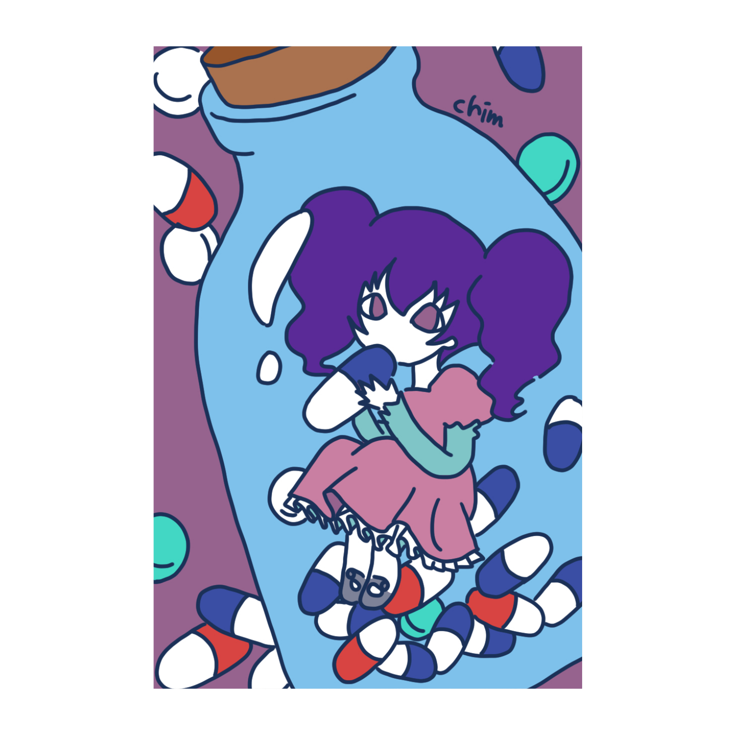 お薬漬け ペンライト(シート印刷)