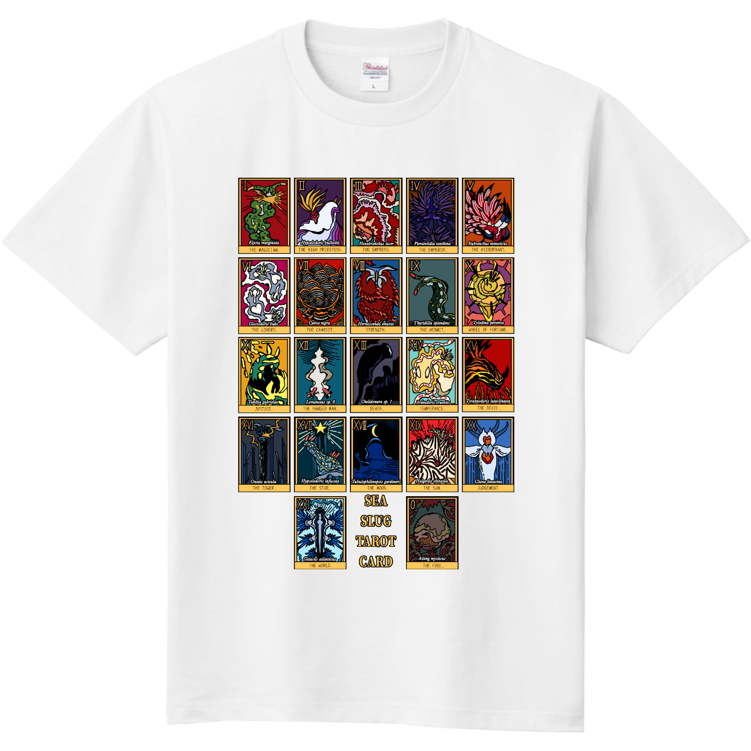 ウミウシタロットカード 定番Ｔシャツ