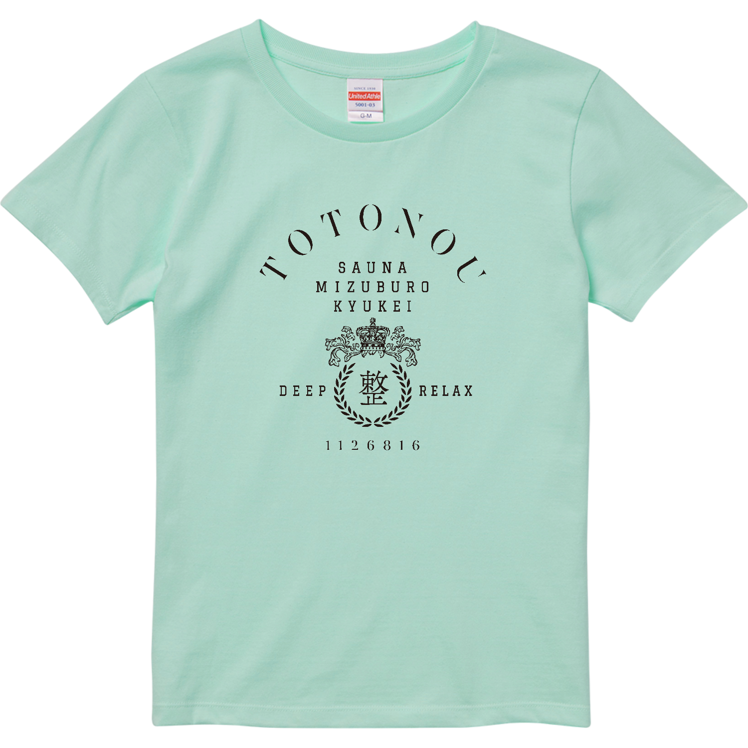 TOTONOU・サウナ・水風呂・休憩 2　 ハイクオリティーTシャツ（ガールズ）