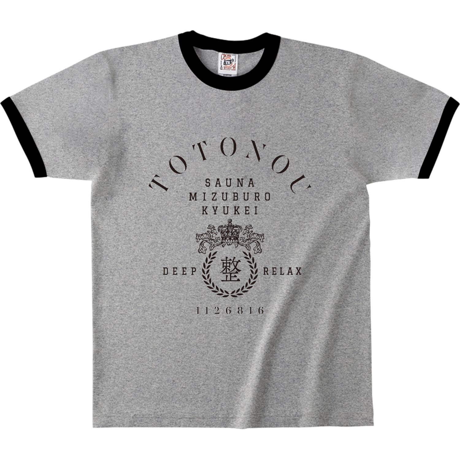 TOTONOU・サウナ・水風呂・休憩 2　 オープンエンドマックスウェイトリンガーTシャツ