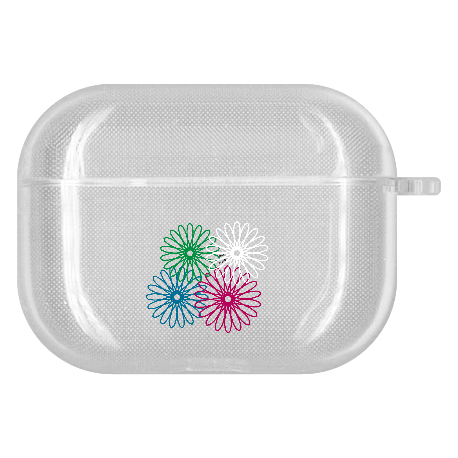 ネオンフラワー AirPods Pro ソフトタイプケース