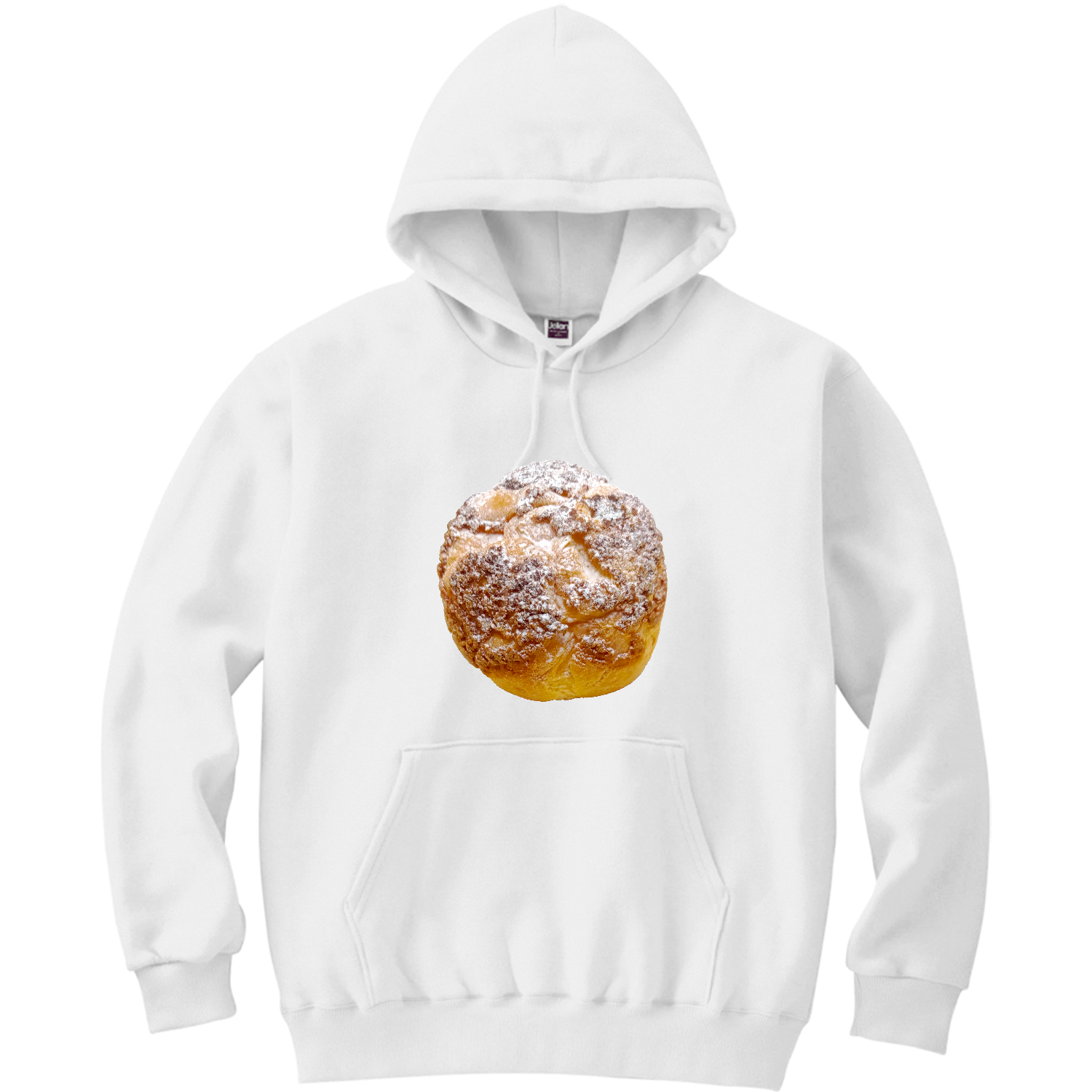 シュークリーム（クッキーシュー） 軽量プルパーカー (長袖プリント)