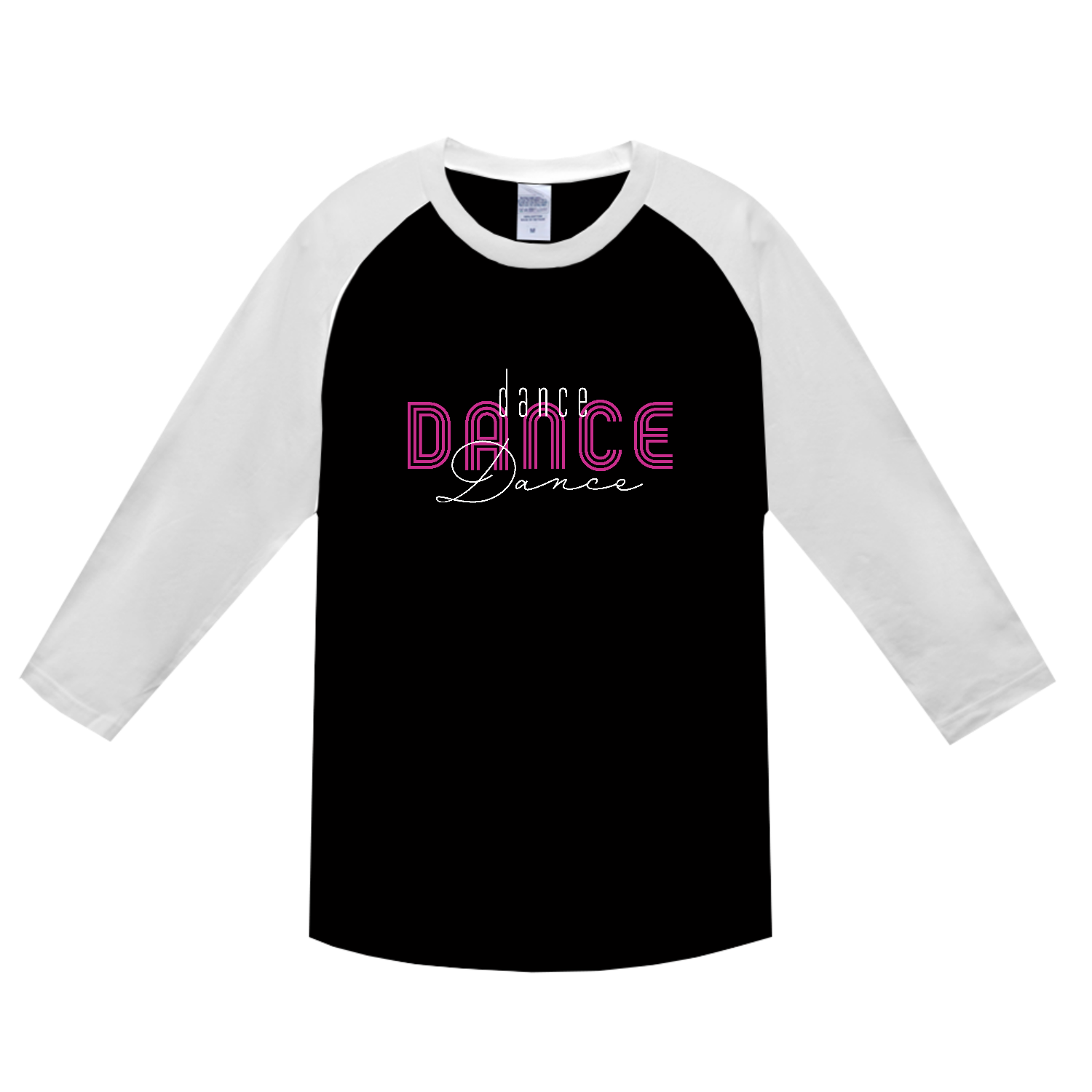 DANCE DANCE DANCE・ダンス大好き! 2 ヘビーウェイトベースボールＴシャツ