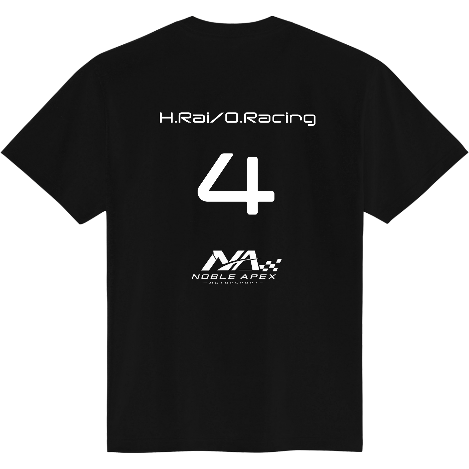 NOBLE APEX eMOTOR SPORT公式Tシャツ　お嬢様レーシングver レプリカ定番Ｔシャツ2