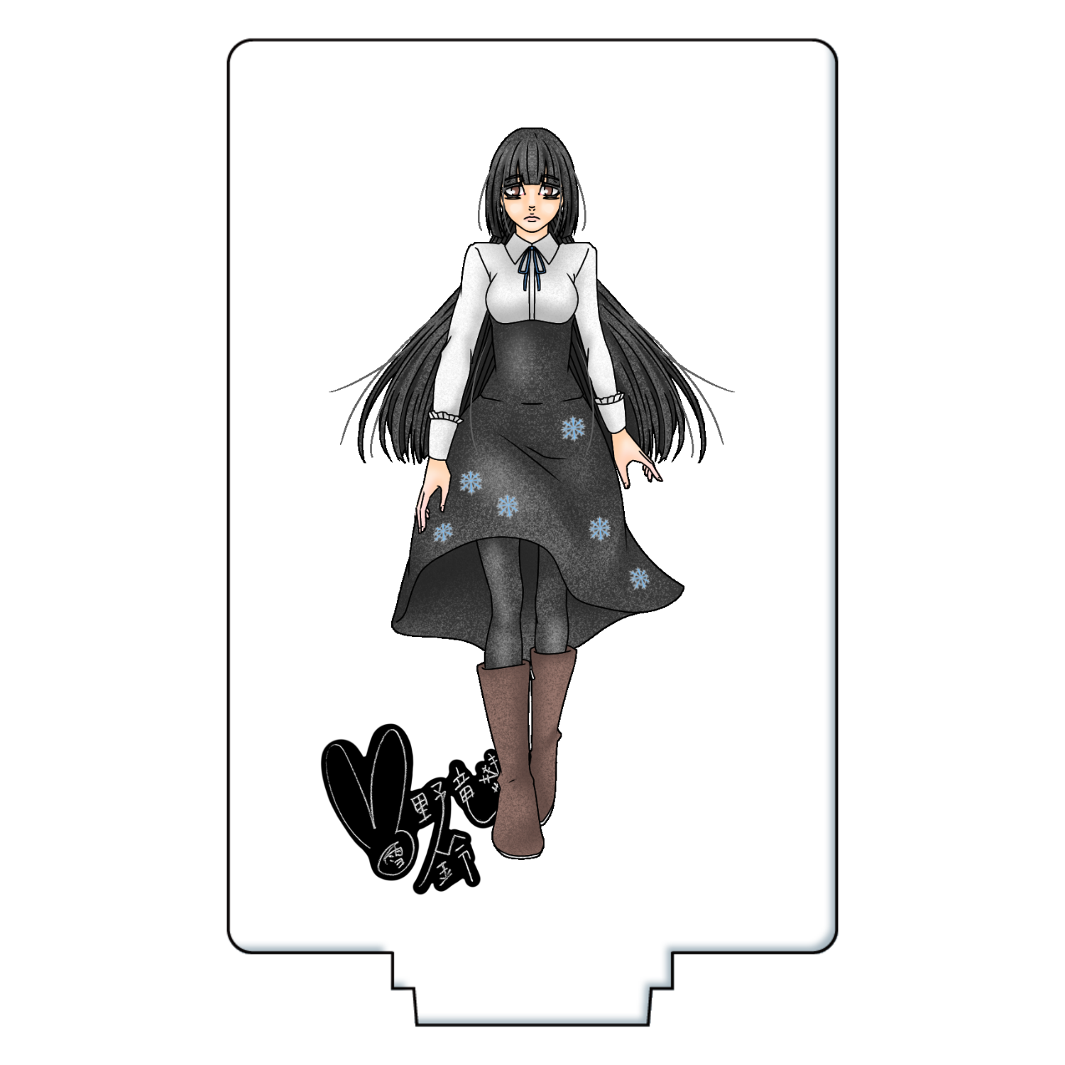 雪野鈴竜（私服）／アクリルフィギュア長方形(50×75mm)アクリルフィギュア長方形(50×75mm)1
