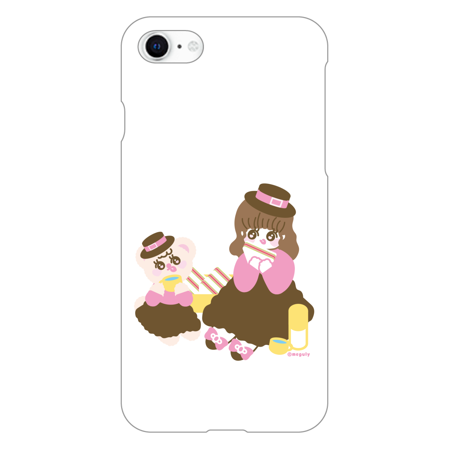 ピクニック iPhoneSE2/SE3 (第2世代・第3世代) (透明）