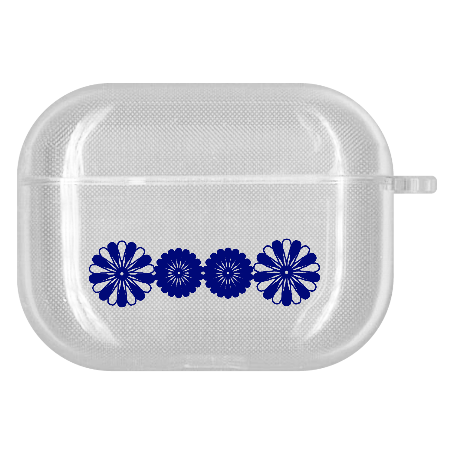 藍花 AirPods Pro ソフトタイプケース