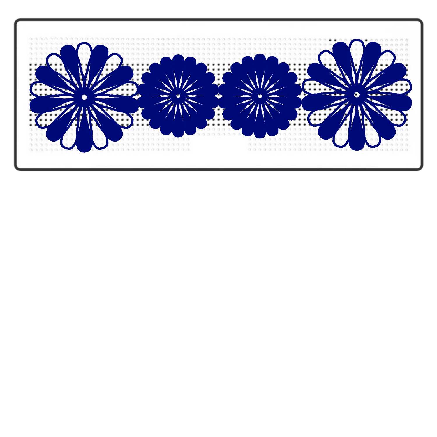 藍花Bluetoothスピーカー 表のみプリント1