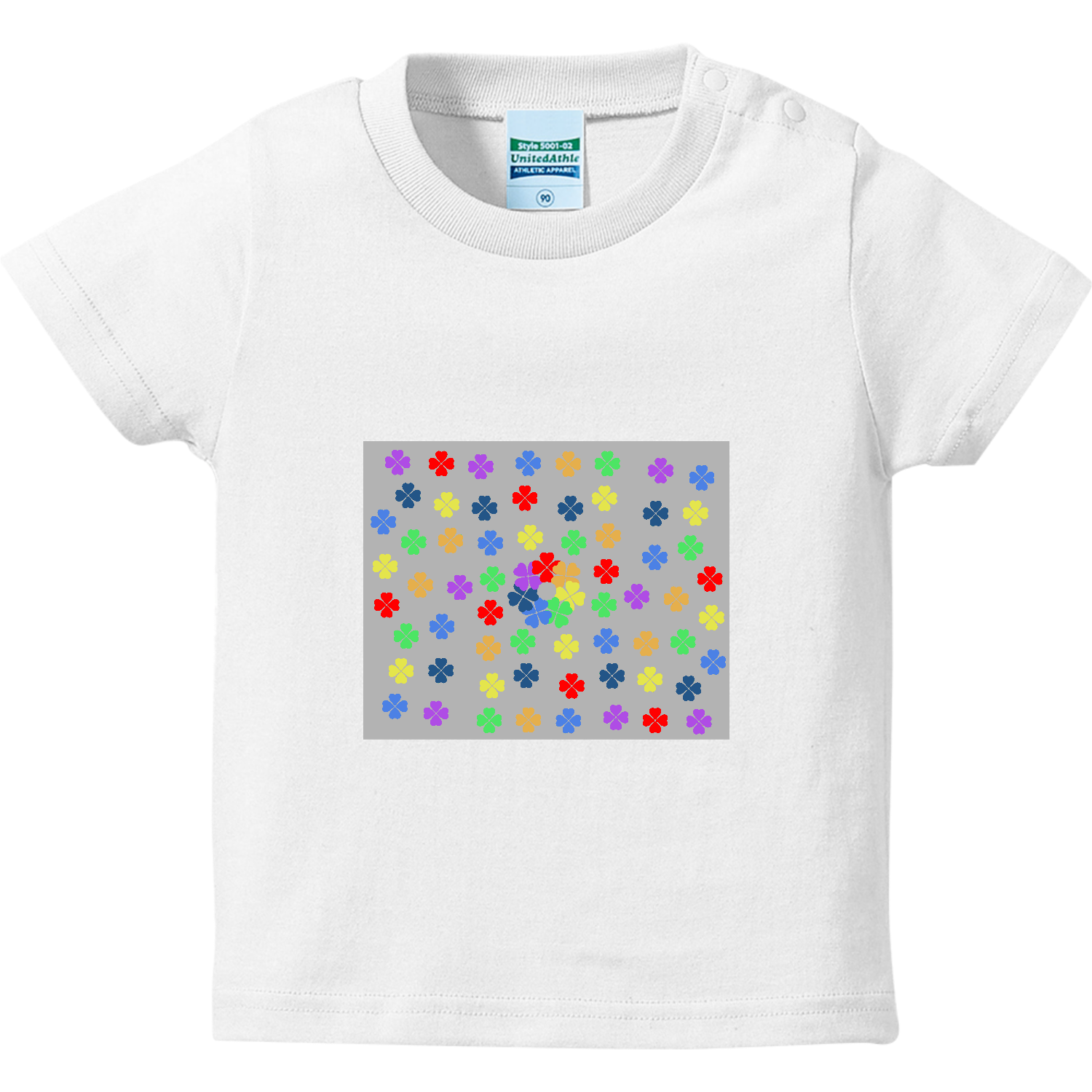 クローバー ハイクオリティーベビーTシャツ