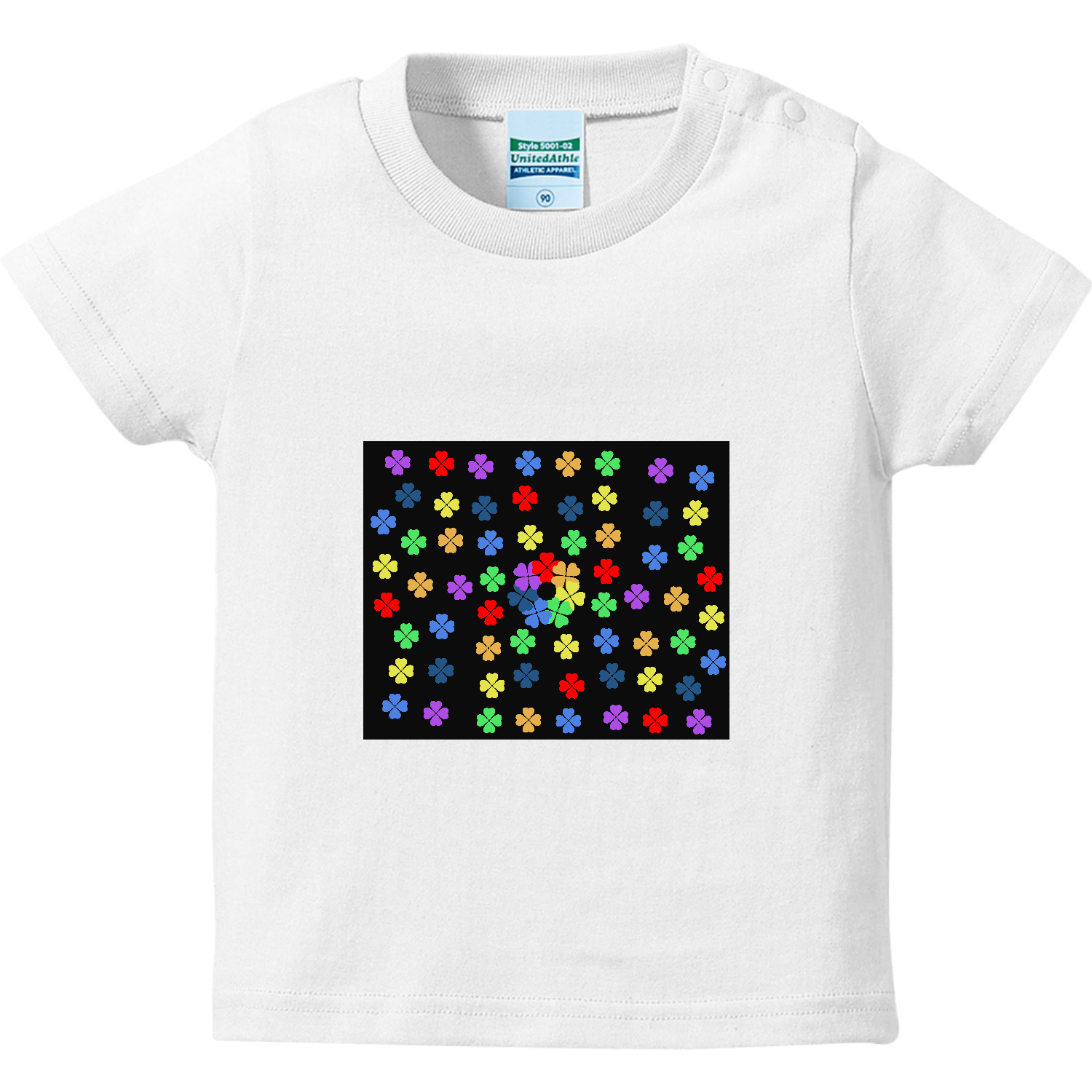 クローバー ハイクオリティーベビーTシャツ