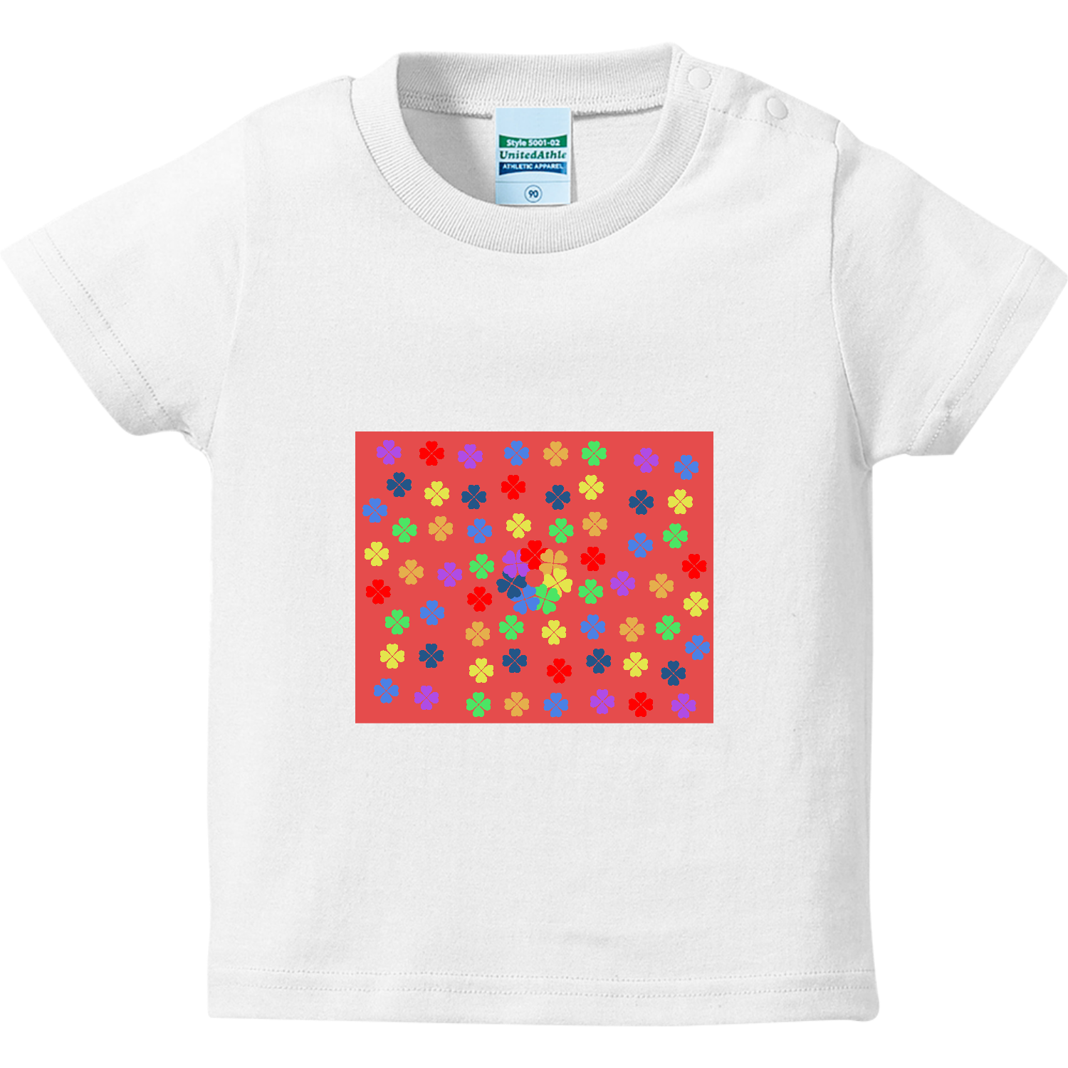 クローバー ハイクオリティーベビーTシャツ