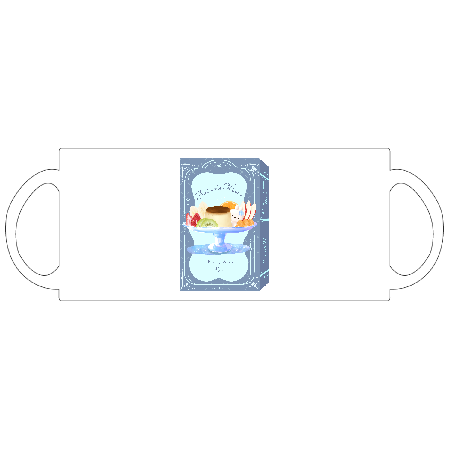 うさぎとプリン定番マグカップの商品購入ページ｜クリエイターの