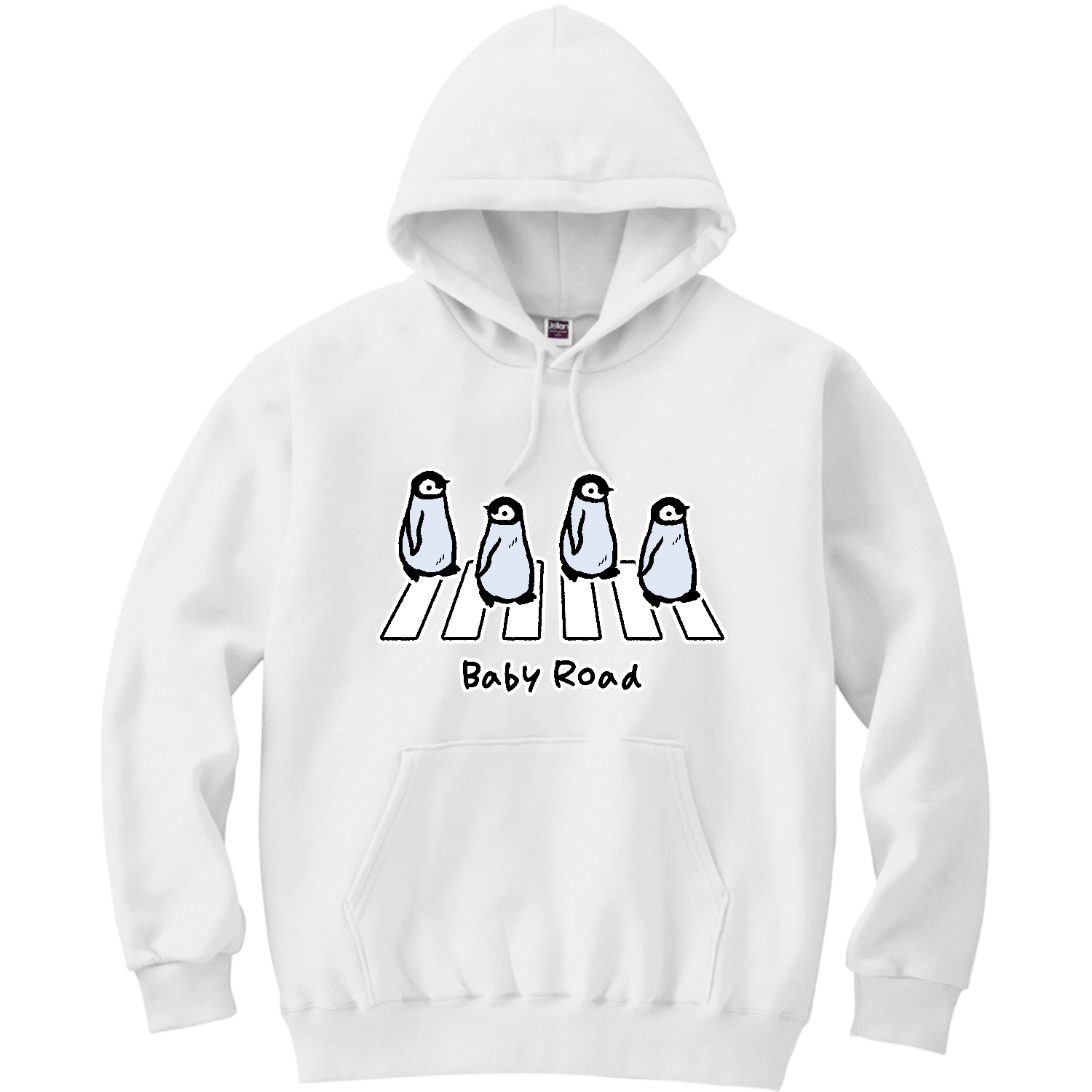 Baby Road ベビィロード エンペラーペンギン（ヒナ） 軽量プルパーカー (長袖プリント)