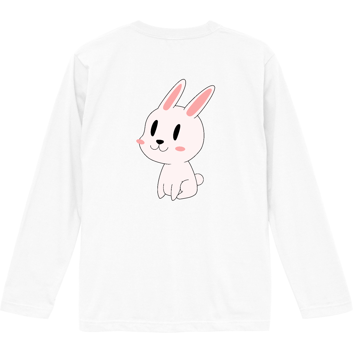 うさぎさん うさぎさんロングスリーブTシャツの商品購入ページ｜クリエイターの