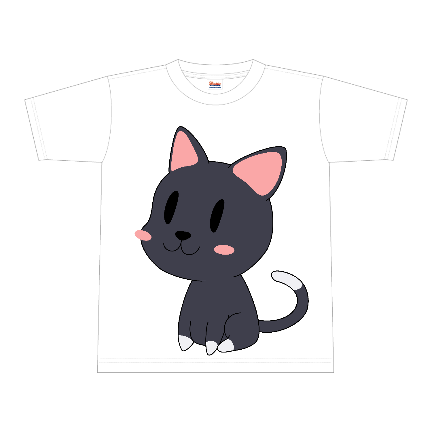 ねこさん ねこさん全面インクジェットTシャツ(L)の商品購入ページ｜クリエイター