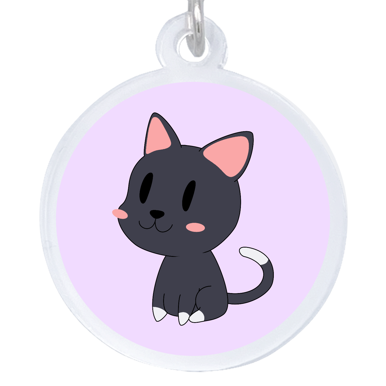 アンブレラマーカー 蝶々デザイン 猫ちゃん ねこさんアクリルアンブレラマーカー(丸型4cm)の商品購入ページ