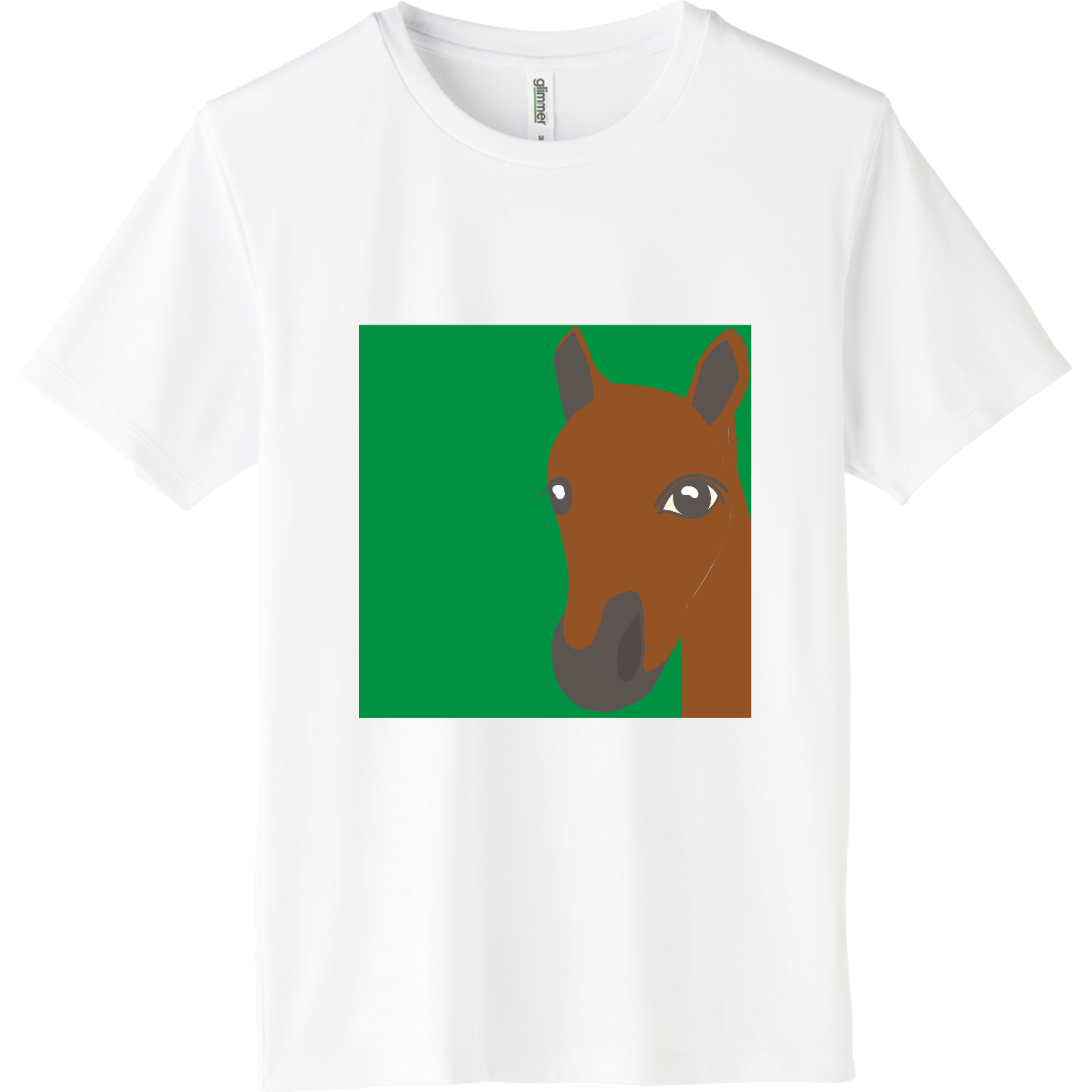 うま インターロックドライTシャツ