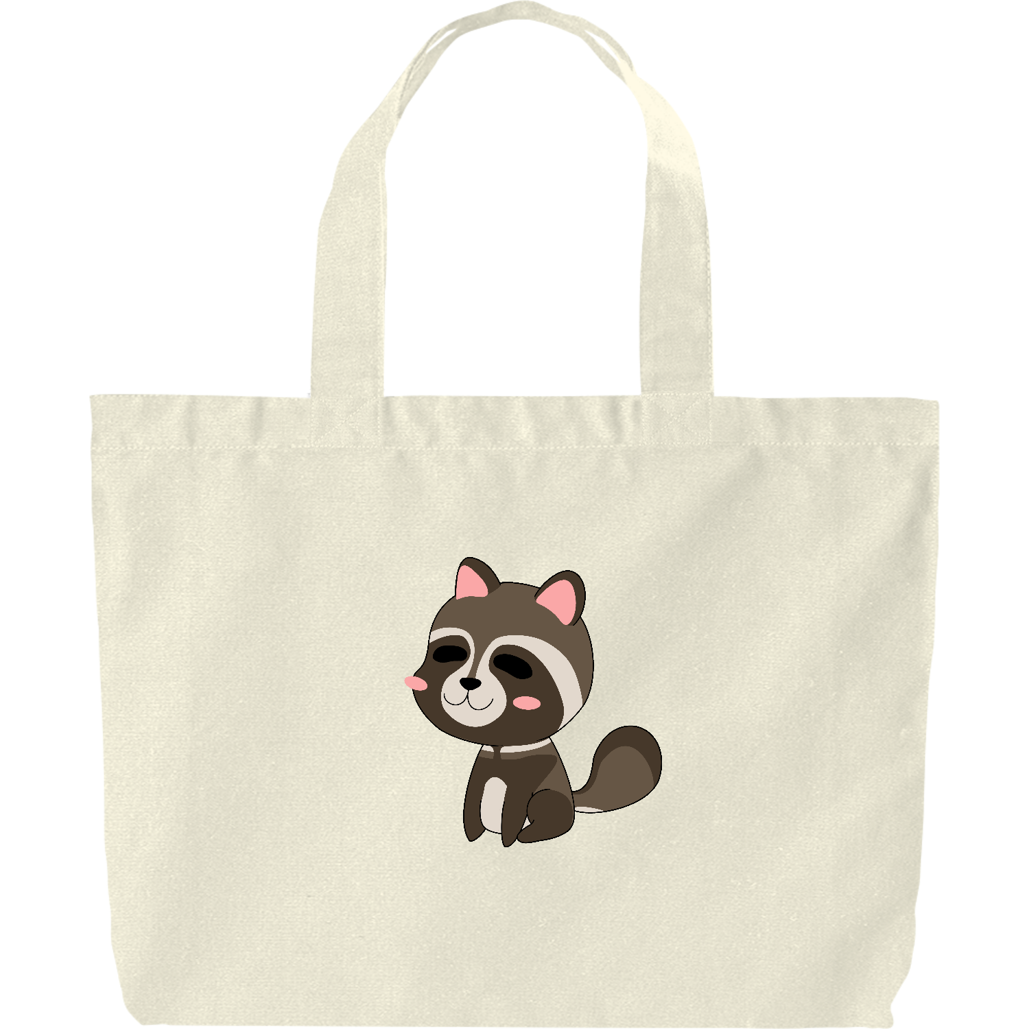 たぬきさん ヘヴィーキャンバス トートバッグ（大）